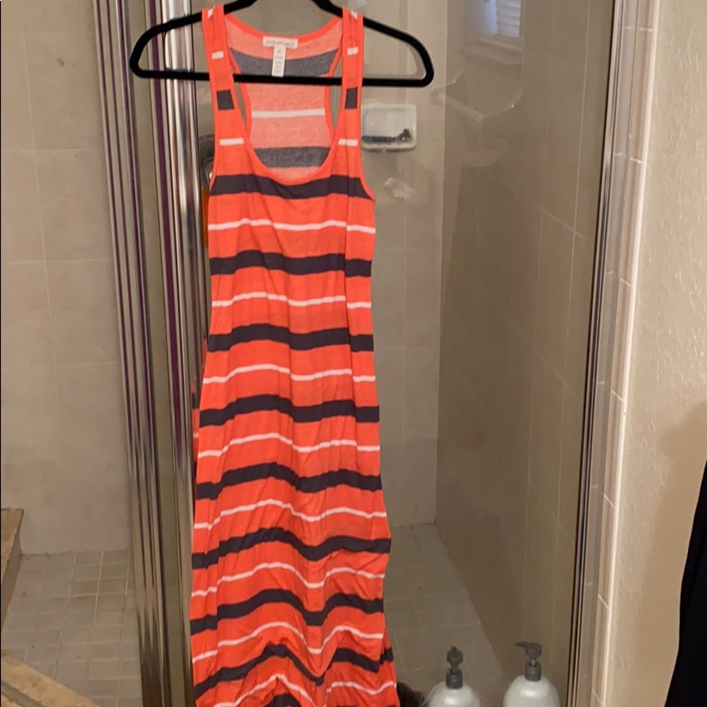Long striped dress